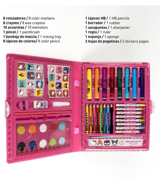 SET MARE DE COLORAT HELLO KITTY Cerda
