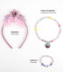HAIR TIARA WITH NECKLACE AND BRACELET PRINCESS Cerda