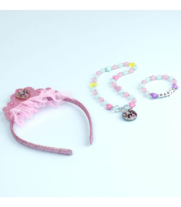 HAIR TIARA WITH NECKLACE AND BRACELET PRINCESS Cerda