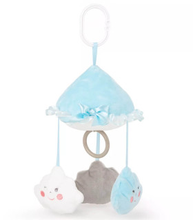 PLUSH BABY MUSIC BOX WITH BLUE CLOUDS 30 CM Amek toys