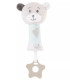 JUCĂRIE DE PLUȘ PENTRU BEBELUȘI ÎN FORMA DE URSULEȚ, 24 CM, ROZ/ALBASTRU Amek toys