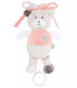 LAMPĂ MUZICALĂ DE PLUȘ PENTRU BEBELUȘI URSULEȚ 21 CM ALBASTRU/ROZ Amek toys