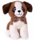PLUSH DOG WITH BOW TIE 27 CM 3 TYPES Amek toys