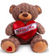 PLUSH BEAR WITH HEART 2 COLORS 40 CM Amek toys