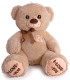 URSULEȚ DE PLUȘ MELANGE 60 CM GRI/MARO Amek toys