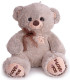 URSULEȚ DE PLUȘ MELANGE 45 CM GRI/MARO Amek toys