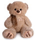 URSULEȚ DE PLUȘ MELANGE 45 CM GRI/MARO Amek toys