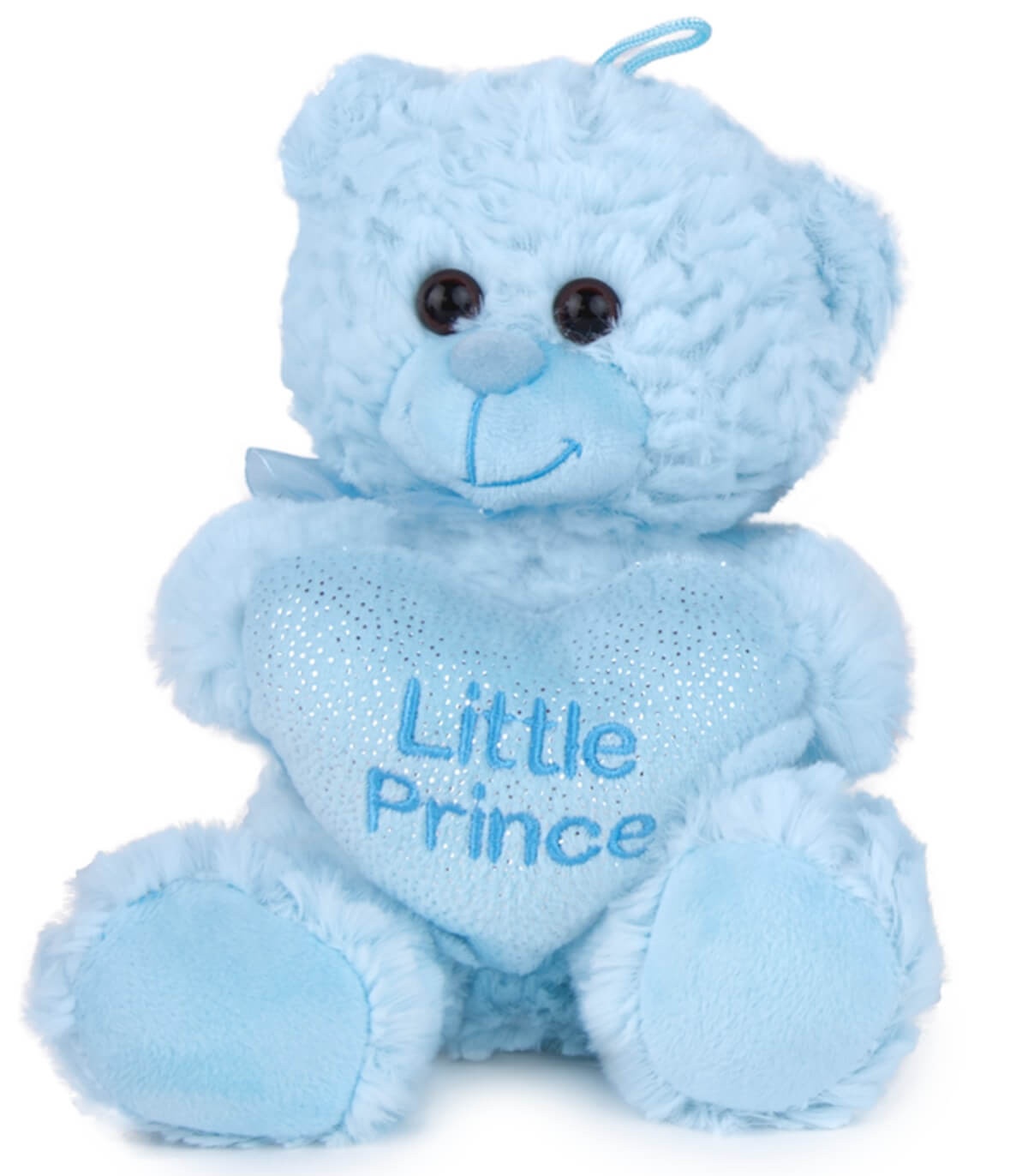URSULEȚ DE PLUȘ CU INIMĂ 25 CM ROZ/ALBASTRU Amek toys