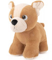 PLUSH DOG BEIGE 45 CM