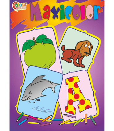 CARTE DE COLORAT MAXICOLOR 80 PAGINI 2 TIPURI Boek Specials Nederland bv