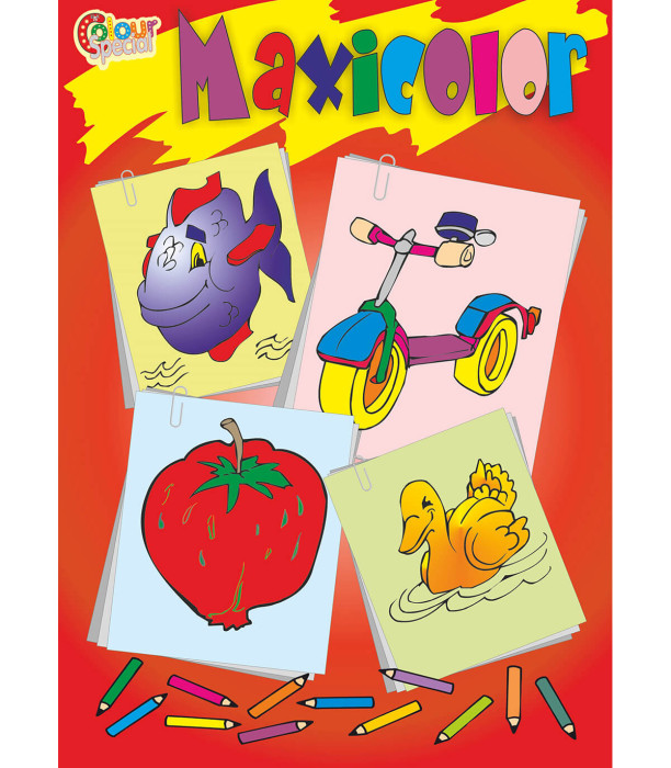 CARTE DE COLORAT MAXICOLOR 80 PAGINI 2 TIPURI Boek Specials Nederland bv