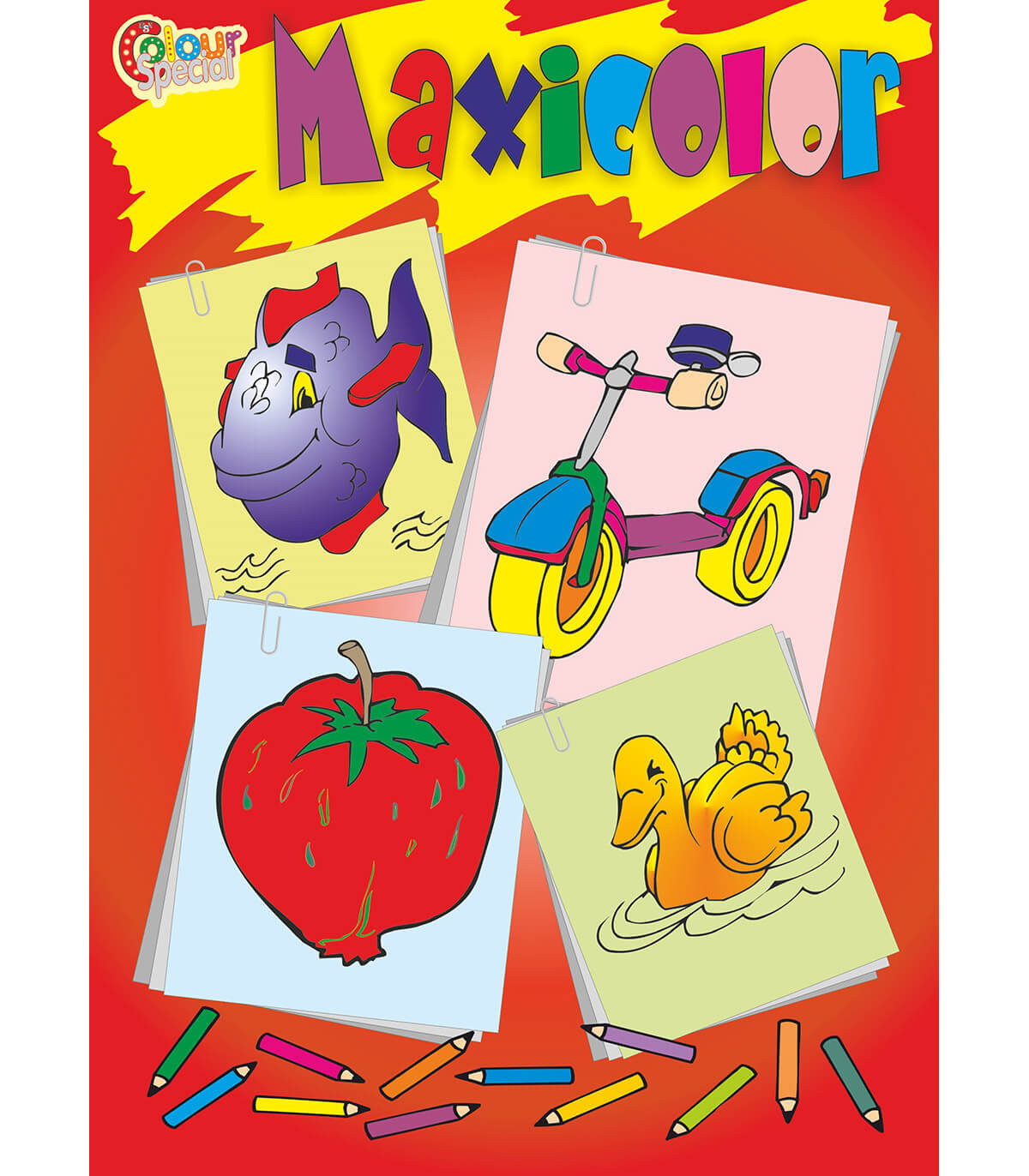 CARTE DE COLORAT MAXICOLOR 80 PAGINI 2 TIPURI Boek Specials Nederland bv