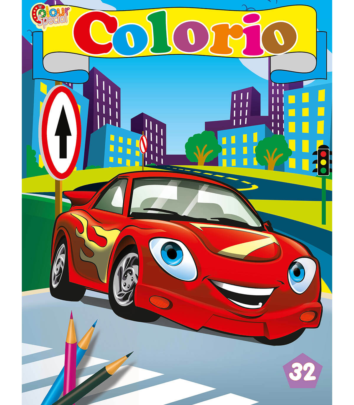 CARTE DE COLORAT COLORIO 32 PAGINI 4 TIPURI Boek Specials Nederland bv