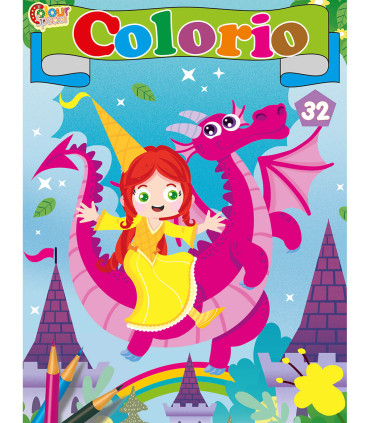 CARTE DE COLORAT COLORIO 32 PAGINI 4 TIPURI Boek Specials Nederland bv