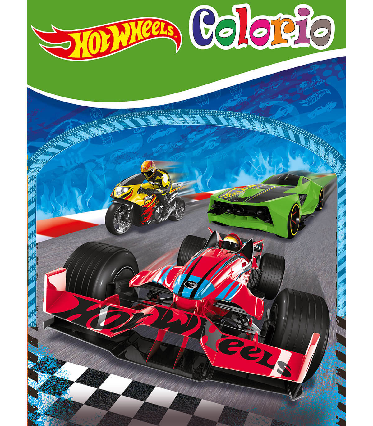 CARTE DE COLORAT HOT WHEELS COLORIO 32 PAGINI 4 TIPURI Boek Specials Nederland bv