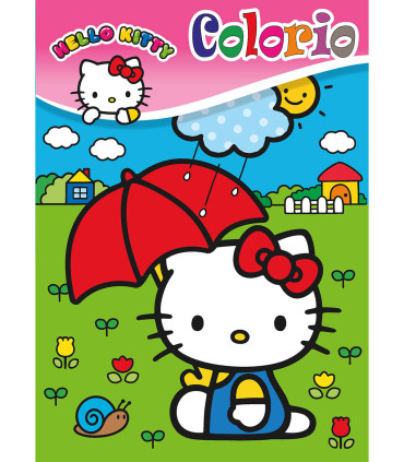 HELLO KITTY COLORING BOOK 32 PAGES 4 TYPES Boek Specials Nederland bv