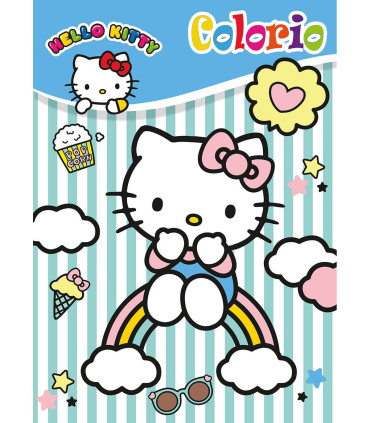CARTE DE COLORAT HELLO KITTY COLORIO 32 PAGINI 4 TIPURI Boek Specials Nederland bv