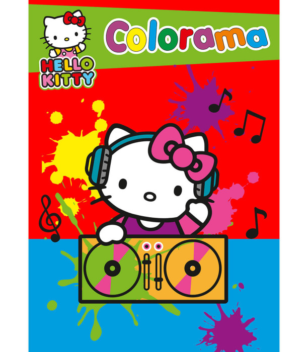 CARTE DE COLORAT HELLO KITTY COLORAMA 48 PAGINI 2 TIPURI Boek Specials Nederland bv