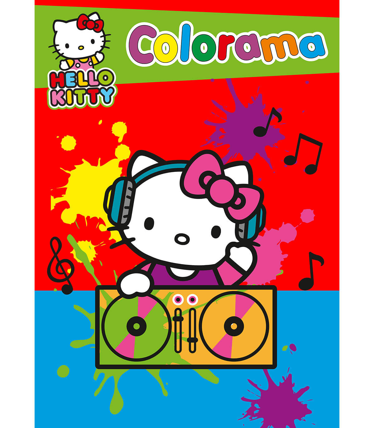 CARTE DE COLORAT HELLO KITTY COLORAMA 48 PAGINI 2 TIPURI Boek Specials Nederland bv