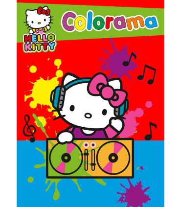 CARTE DE COLORAT HELLO KITTY COLORAMA 48 PAGINI 2 TIPURI Boek Specials Nederland bv