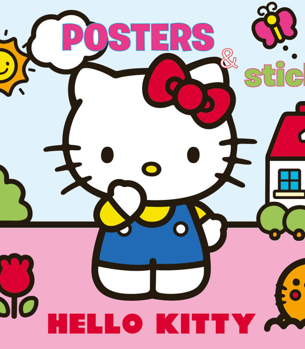 ALBUM CARTE DE COLORAT + STICKERE HELLO KITTY 32 PAGINI Boek Specials Nederland bv