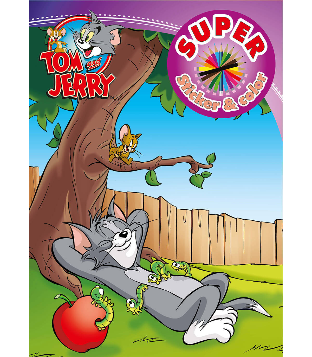 CARTE DE COLORAT + STICKERE WARNER BROS EROI 32 PAGINI 6 TIPURI Boek Specials Nederland bv