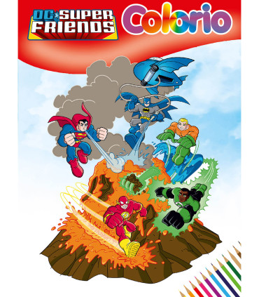 COLORING BOOK COLORIO WARNER BROS HEROES 32 PAGES 6 TYPES Boek Specials Nederland bv