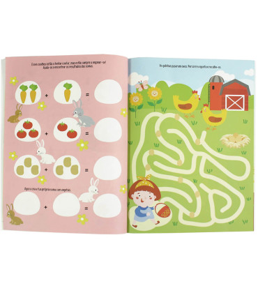 COLORING BOOK WITH WINDOW 28 PAGES 4 TYPES Europrice