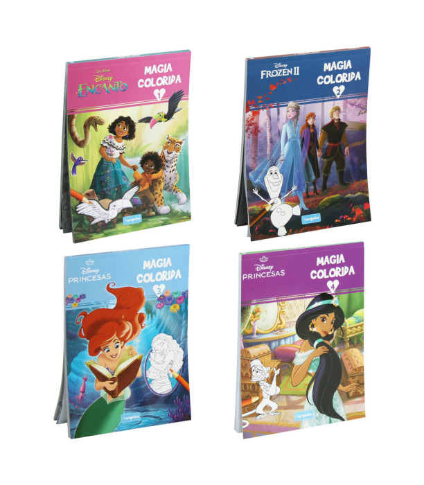 CARNET CAIET DE COLORAT DISNEY MAGIA COLORIDA 96 PAGINI 4 TIPURI Europrice
