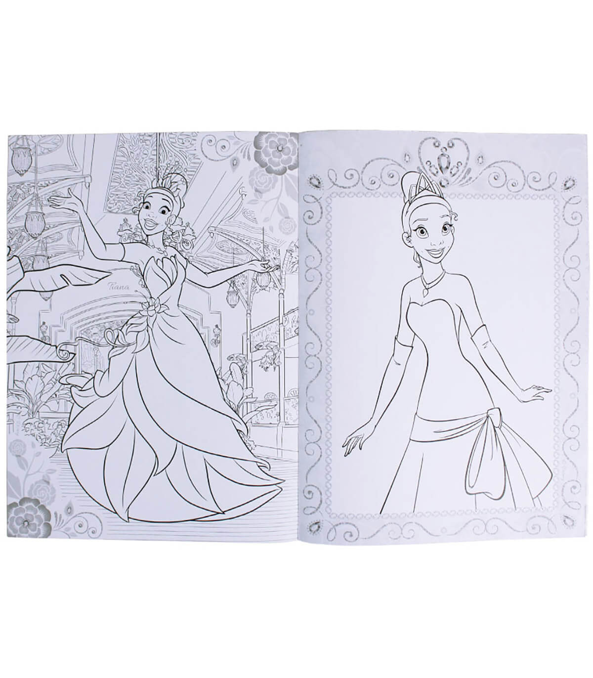 CARTE DE COLORAT DISNEY PRINCESS 24 PAGINI + 1000 PIETRICELE STRĂLUCITOARE 4 TIPURI Europrice