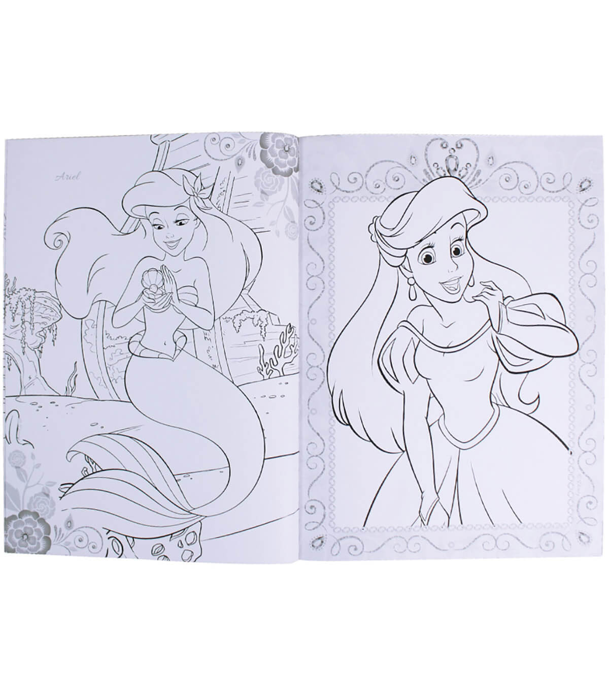 CARTE DE COLORAT DISNEY PRINCESS 24 PAGINI + 1000 PIETRICELE STRĂLUCITOARE 4 TIPURI Europrice