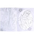 CARTE DE COLORAT DISNEY PRINCESS 24 PAGINI + 1000 PIETRICELE STRĂLUCITOARE 4 TIPURI Europrice