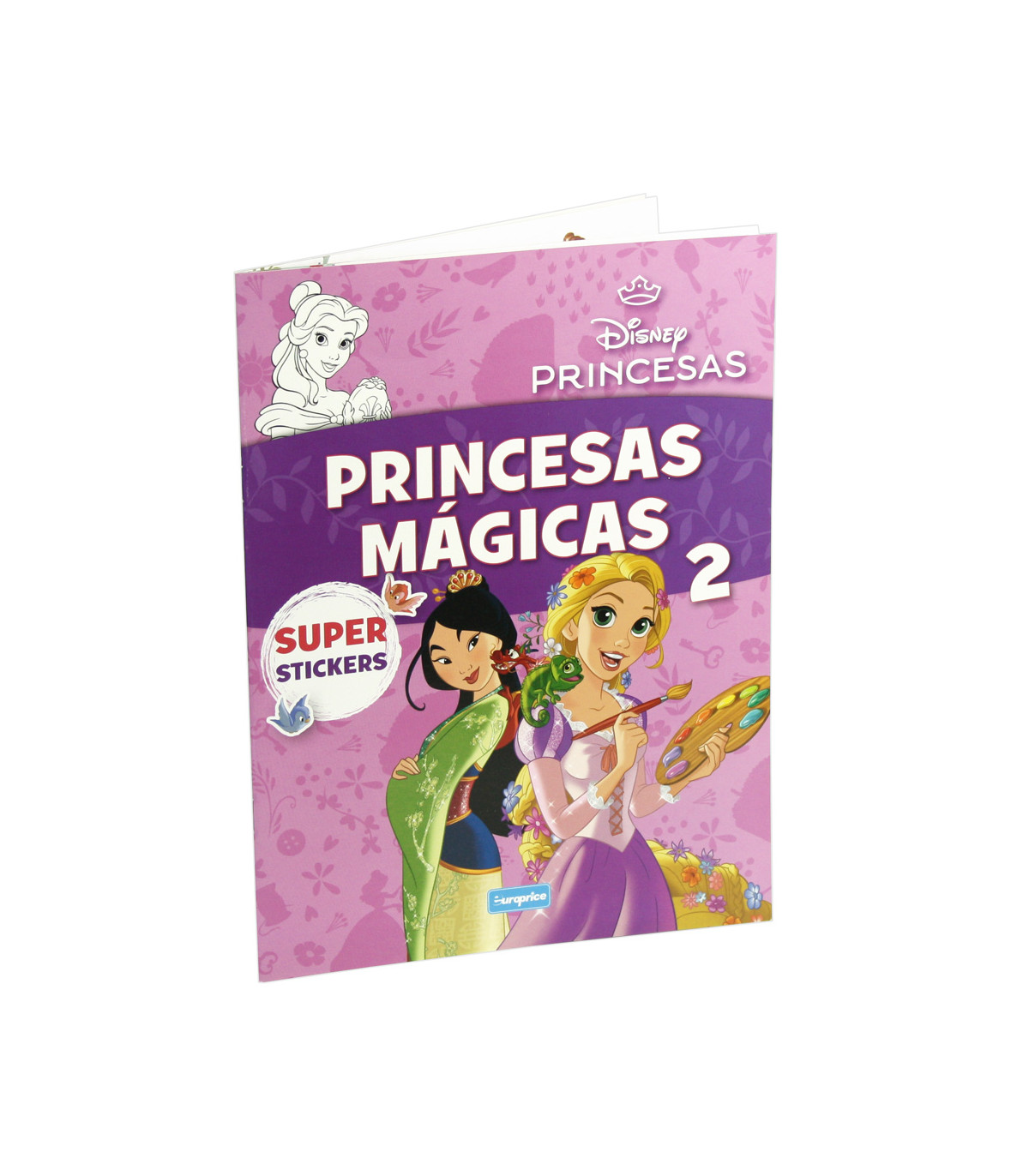 CARTE DE COLORAT DISNEY PRINCESS 16 PAGINI + 3 TIPURI DE STICKERE Europrice