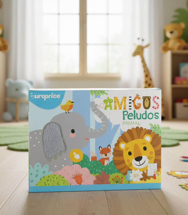 PUZZLE PENTRU COPII 4 ÎN 1 CU PIESE MARI + CARTE DE COLORAT 4 TIPURI Europrice
