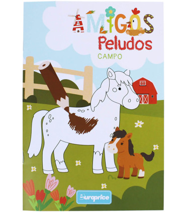 PUZZLE PENTRU COPII 4 ÎN 1 CU PIESE MARI + CARTE DE COLORAT 4 TIPURI Europrice