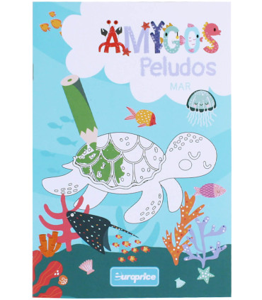 PUZZLE PENTRU COPII 4 ÎN 1 CU PIESE MARI + CARTE DE COLORAT 4 TIPURI Europrice