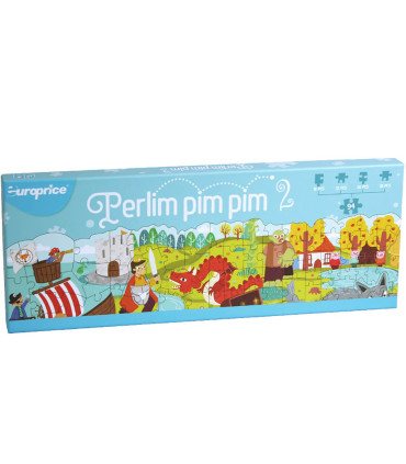 PUZZLE PENTRU COPII 4 ÎN 1 PERLIM PIM PIM 2 TIPURI Europrice