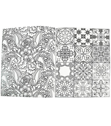 HARDCOVER COLORING BOOK 64 PAGES 4 TYPES Europrice