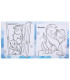 CARTE DE COLORAT DISNEY 24 PAGINI + 45 STICKERE METALICE 3 TIPURI Europrice
