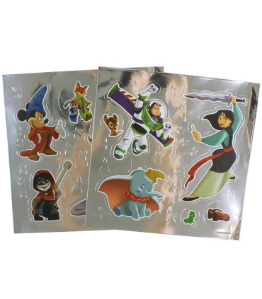 CARTE DE COLORAT DISNEY 24 PAGINI + 45 STICKERE METALICE 3 TIPURI Europrice