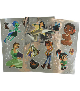 CARTE DE COLORAT DISNEY 24 PAGINI + 45 STICKERE METALICE 3 TIPURI Europrice