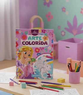 CARNET CAIET DE COLORAT DISNEY ARTE COLORIDA 64 PAGINI 4 TIPURI Europrice