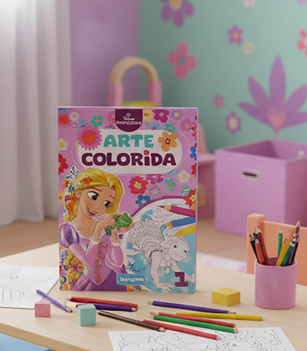 CARNET CAIET DE COLORAT DISNEY ARTE COLORIDA 64 PAGINI 4 TIPURI Europrice