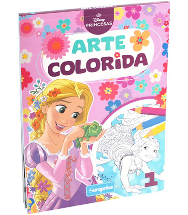 CARNET CAIET DE COLORAT DISNEY ARTE COLORIDA 64 PAGINI 4 TIPURI Europrice