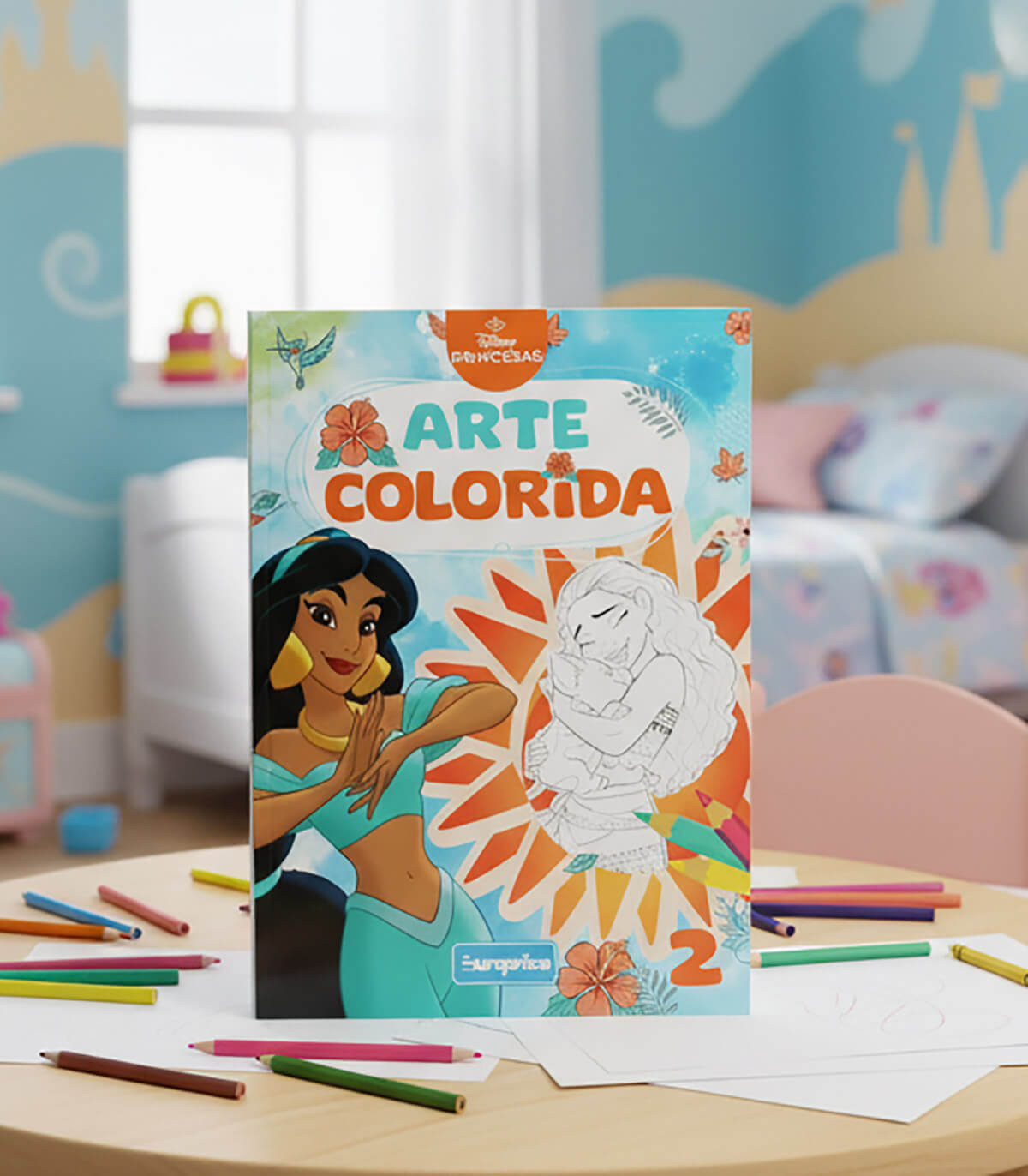 CARNET CAIET DE COLORAT DISNEY ARTE COLORIDA 64 PAGINI 4 TIPURI Europrice