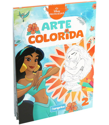 NOTEBOOK COLORING BOOK DISNEY ARTE COLORIDA 64 PAGES 4 TYPES Europrice