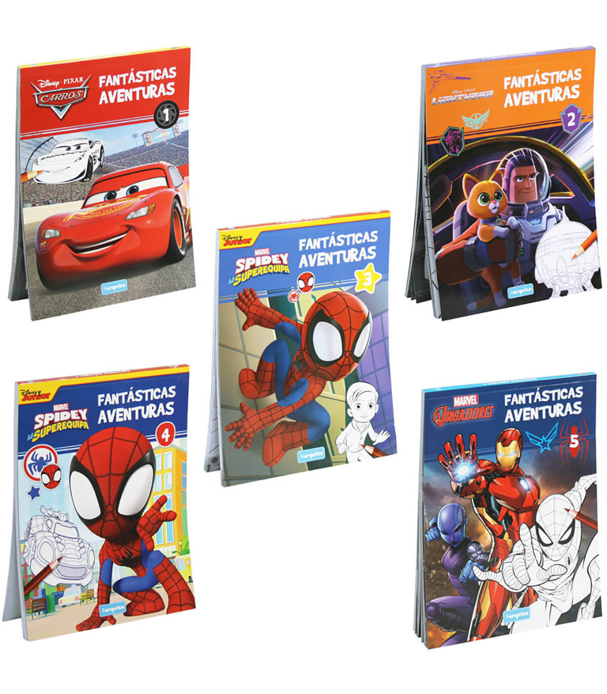 CARNET CAIET DE COLORAT DISNEY EROI 96 PAGINI 5 TIPURI Europrice