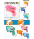 PISTOL DE APĂ TRANSPARENT 12 CM Armtoys