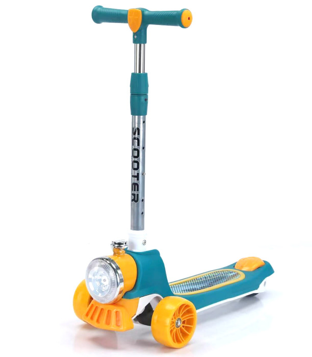 TROTINETĂ PENTRU COPII SCOOTER CU FAR LUMINOS 3 CULORI Armtoys