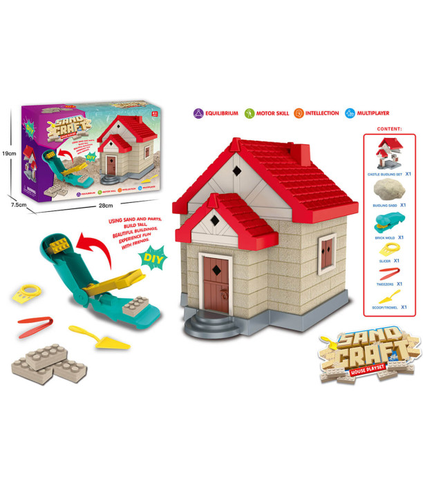NISIP MAGIC PENTRU COPII - CASĂ Armtoys